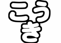 KAT-TUN 田中聖うちわ文字型紙名前こうき